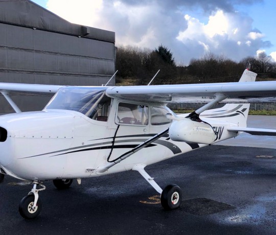 AISPECO HELIUX LITE pod on a Cessna 172