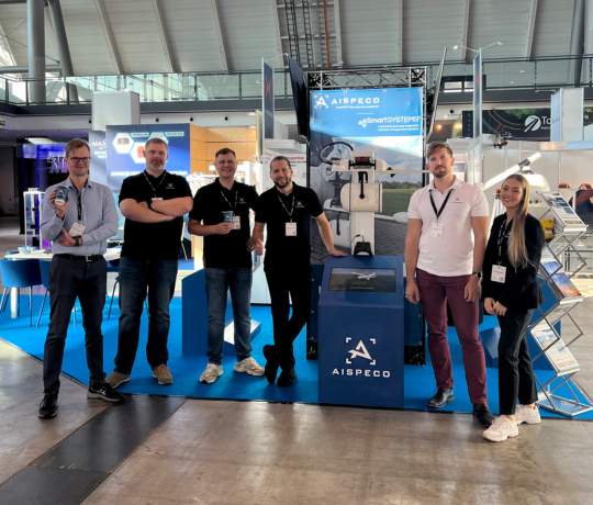 AISPECO team participating in Intergeo 2024 exhibition