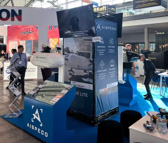AISPECO team participating in Intergeo 2024 exhibition