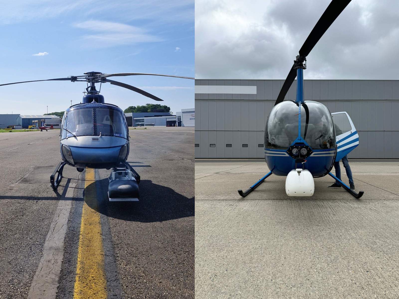 HELIUX MAX on AS350 and HELIUX LITE on Robinson R44