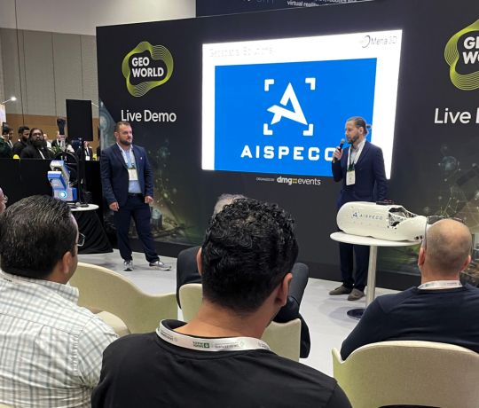 AISPECO team participating in Geo World 2024 exhibition