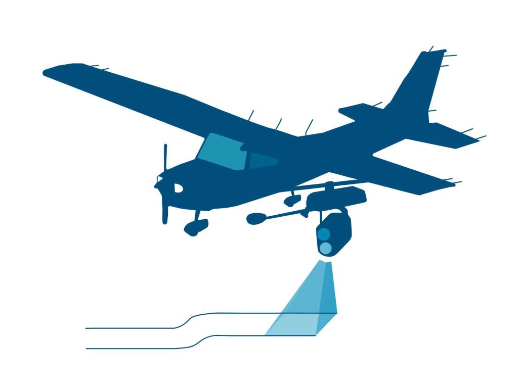 Aerial survey patterns for data collection