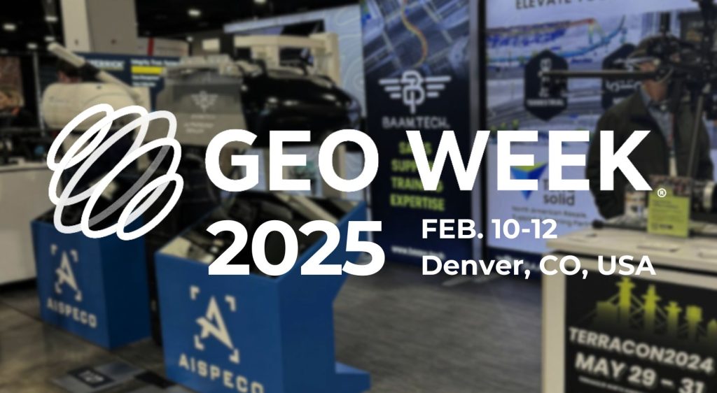 AISPECO team participating in Geo Week 2025 exhibition