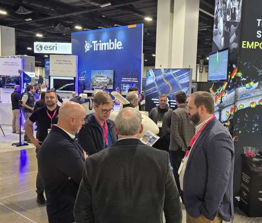 AISPECO team participating in Geo Week 2025 exhibition