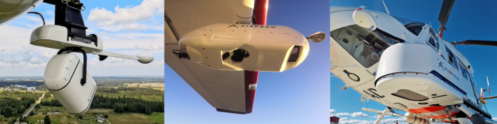 AISPECO Heliux POD systems From the left FOCUS LITE XL