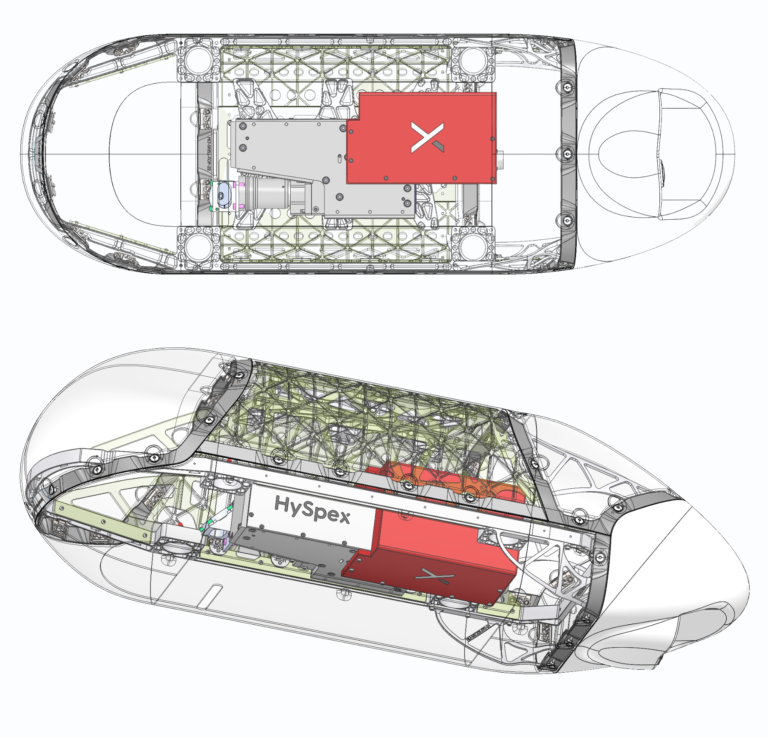 HySpex integrated in HELIUX LITE Pod 2